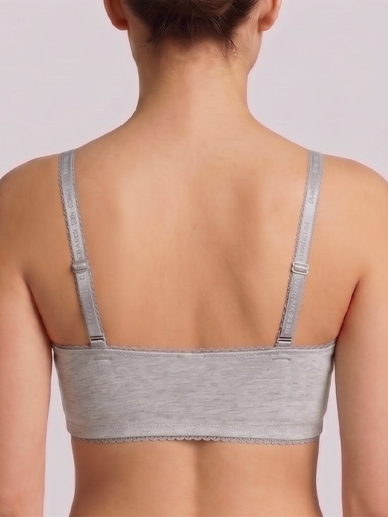 Convertible Strapless Bandeau Bra – Grey