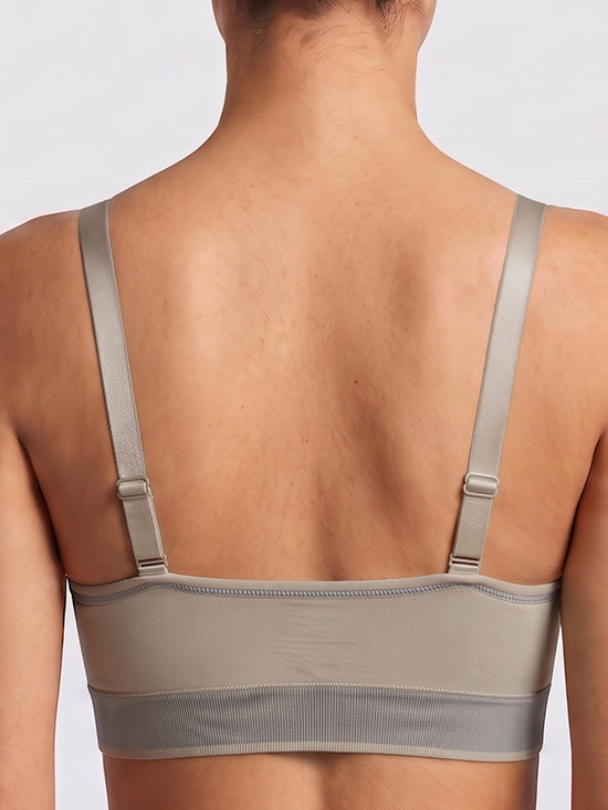 Seamless Comfort Wire-Free Bra – Light Brown