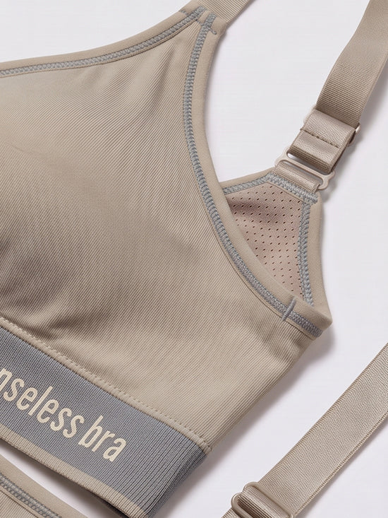 Seamless Comfort Wire-Free Bra – Light Brown