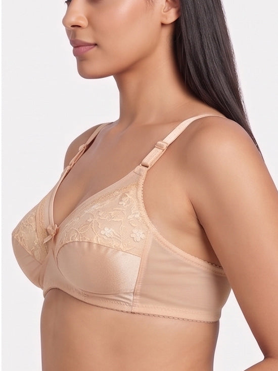 Floral Lace Full Coverage Bra – Skin