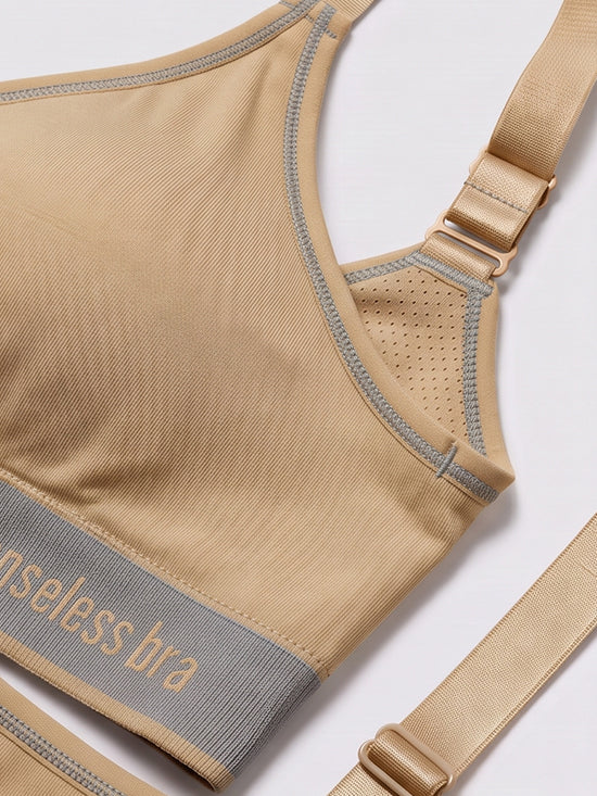 Seamless Comfort Wire-Free Bra – Beige