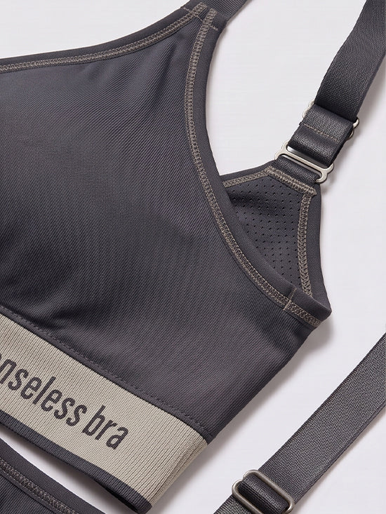 Seamless Comfort Wire-Free Bra – Black