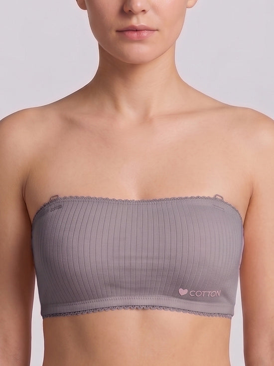 Convertible Strapless Bandeau Bra – Brown