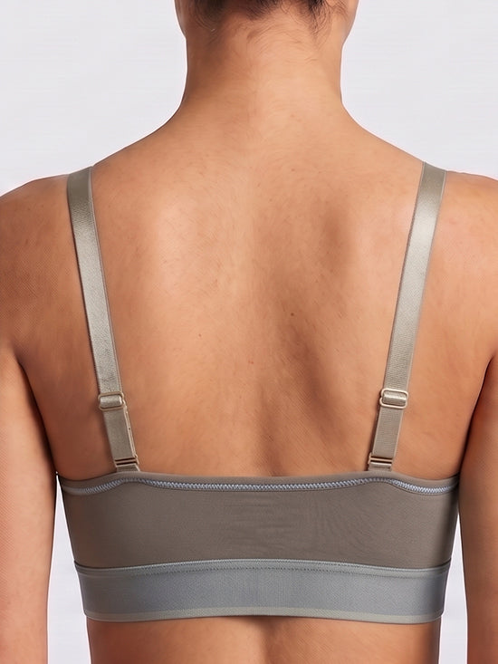 Seamless Comfort Wire-Free Bra – Brown