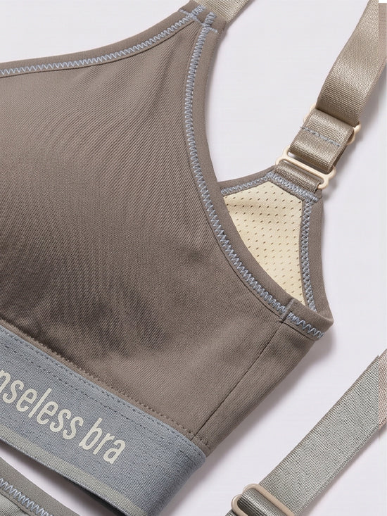 Seamless Comfort Wire-Free Bra – Brown
