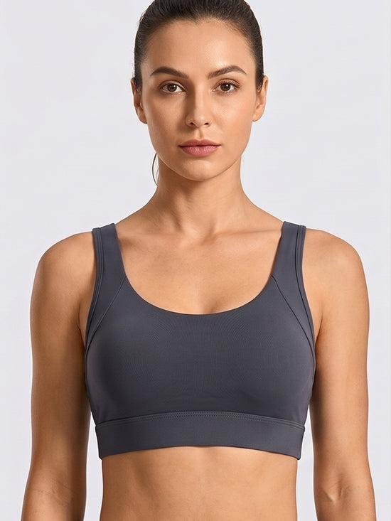 High Impact Support Sports Bra – Charcoal
