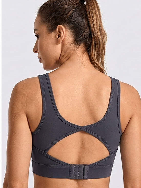 High Impact Support Sports Bra – Charcoal