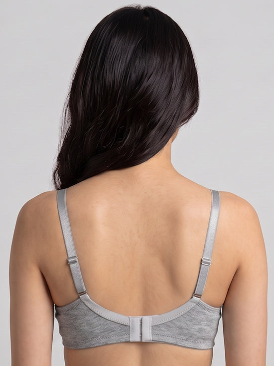 Padded Comfort Sports Bra – Grey