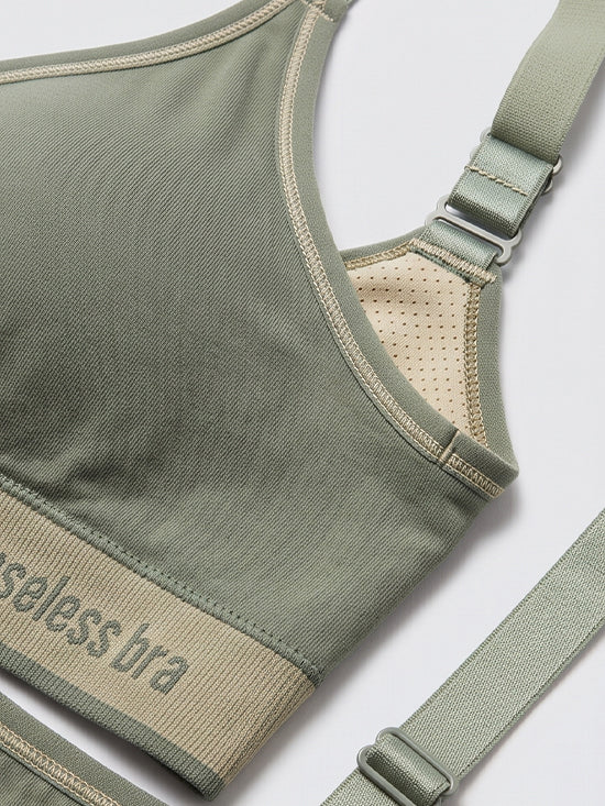 Seamless Comfort Wire-Free Bra – Olive