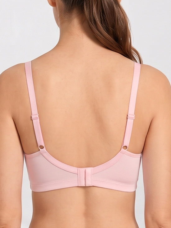Classic Support Full Coverage Bra – Pink - Lingerie Royal