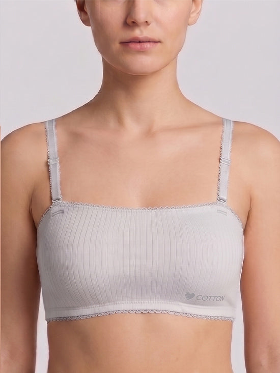 Convertible Strapless Bandeau Bra – Silver