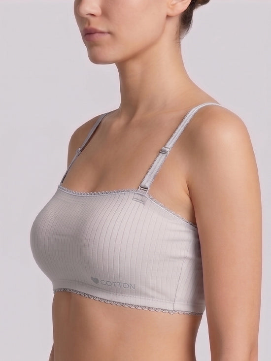 Convertible Strapless Bandeau Bra – Silver