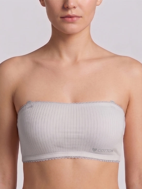 Convertible Strapless Bandeau Bra – Silver