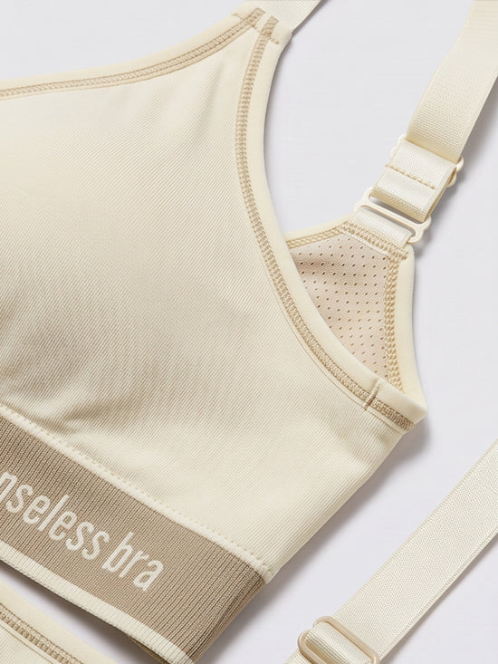 Seamless Comfort Wire-Free Bra – Cream